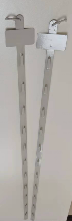 Metal Clip Strip with Header,11 hooks