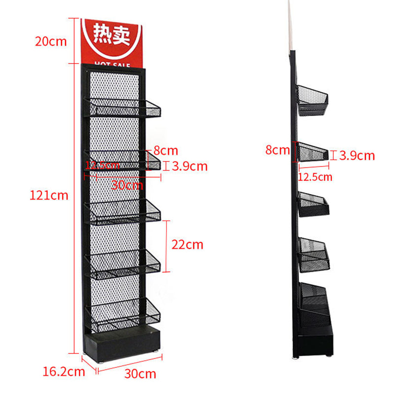 single sided cosmetic display shelf EGDS10