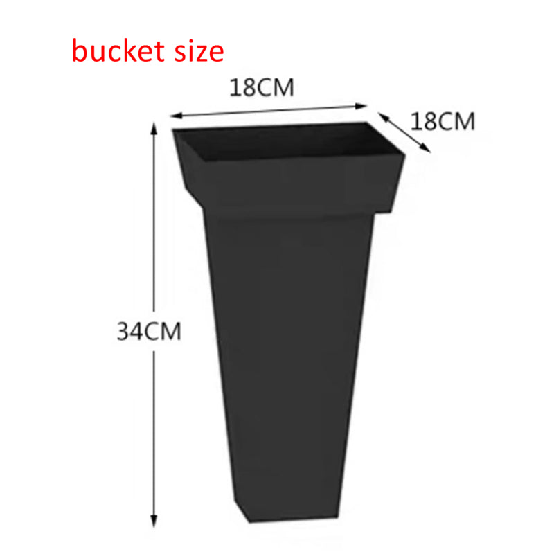 3-Layer Stepped Plastic Square Bucket Florist Shelves EGDS16