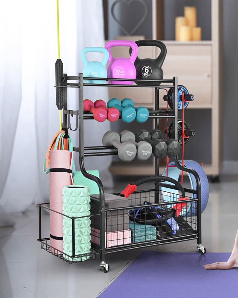 yoga mat fitness equipment storage shelf EGDS22