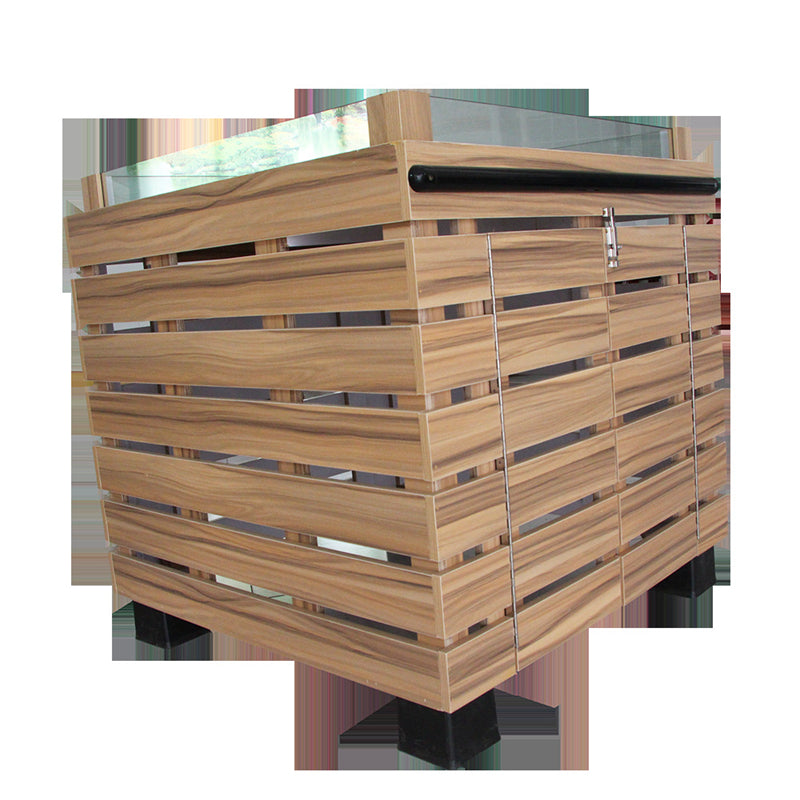 fruit vegetable display wood table EGDS236