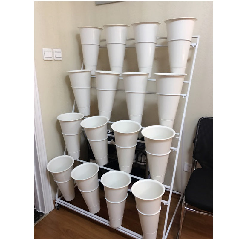 3-Layer Stepped round Bucket Florist Shelves EGDS27