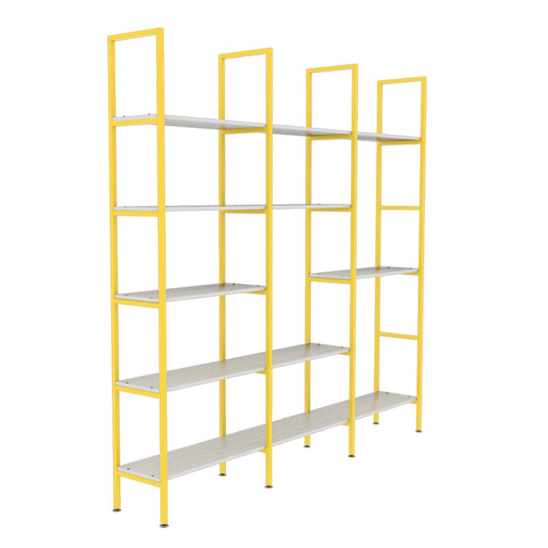 wood and steel display shelf EGDS292