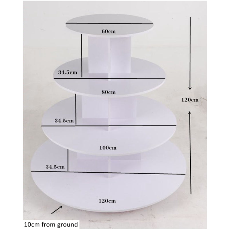 island wooden round display stand EGDS79