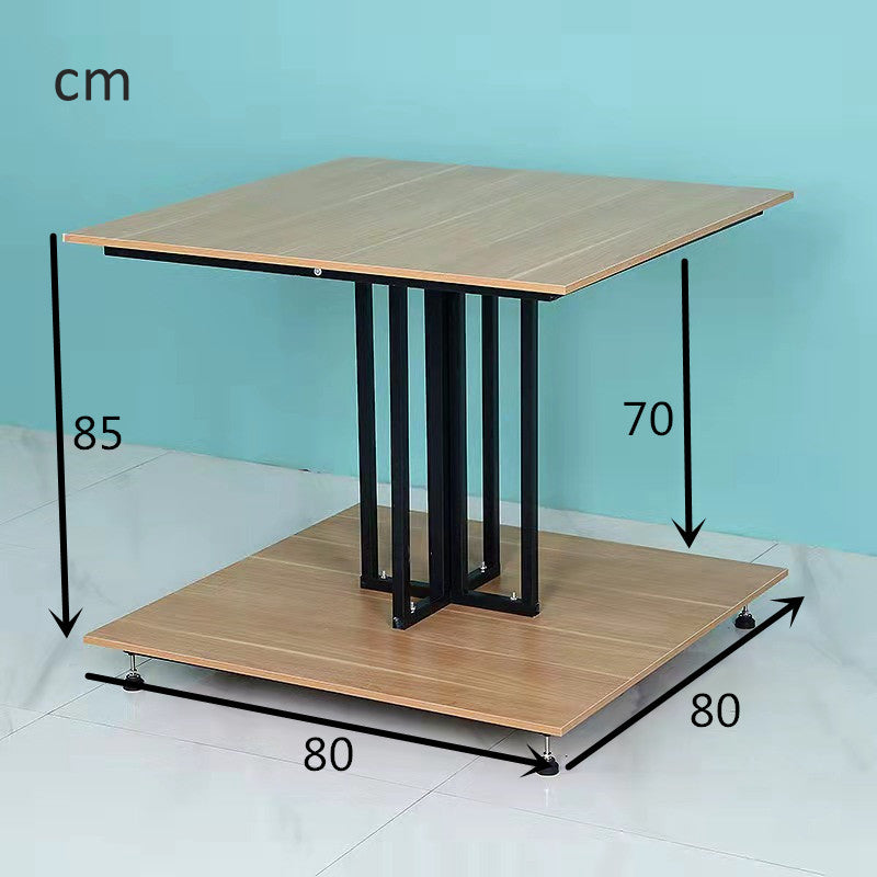 island wooden & steel display stand EGDS91