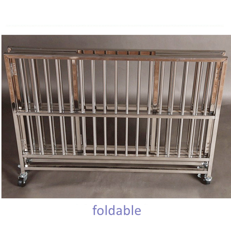 stainless steel foldable dog cage EGP02