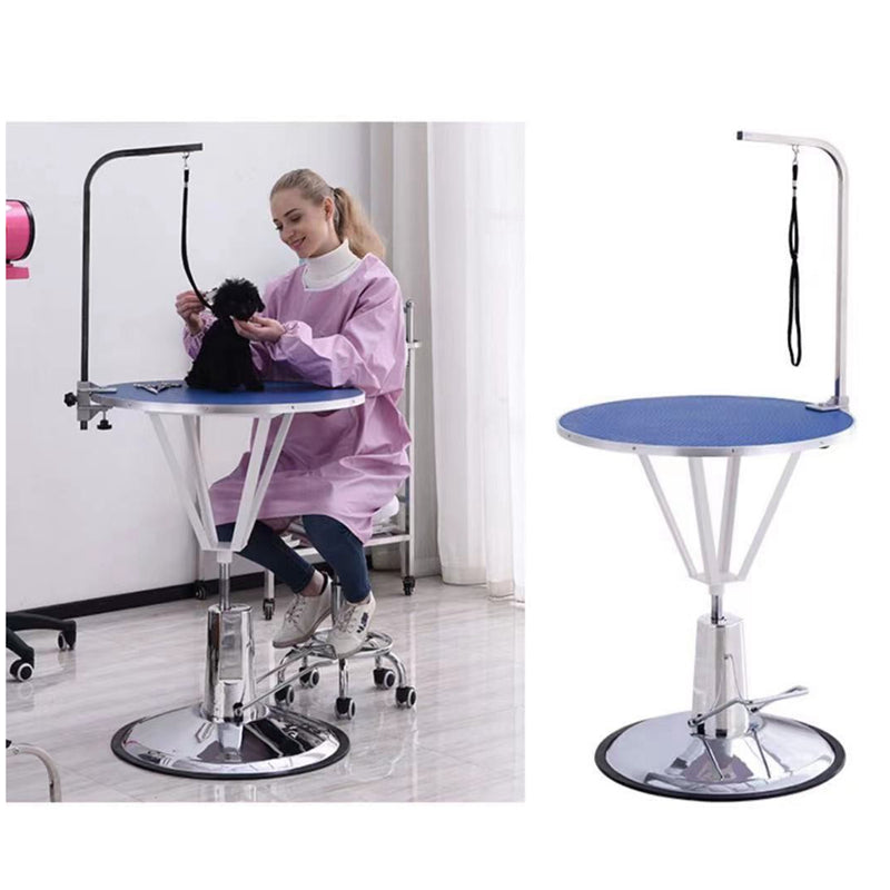 Pet Grooming Round Table Hydraulic Lifting EGP18