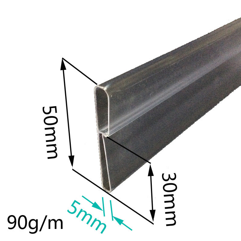 supermarket shelf front PVC fence EGPH12
