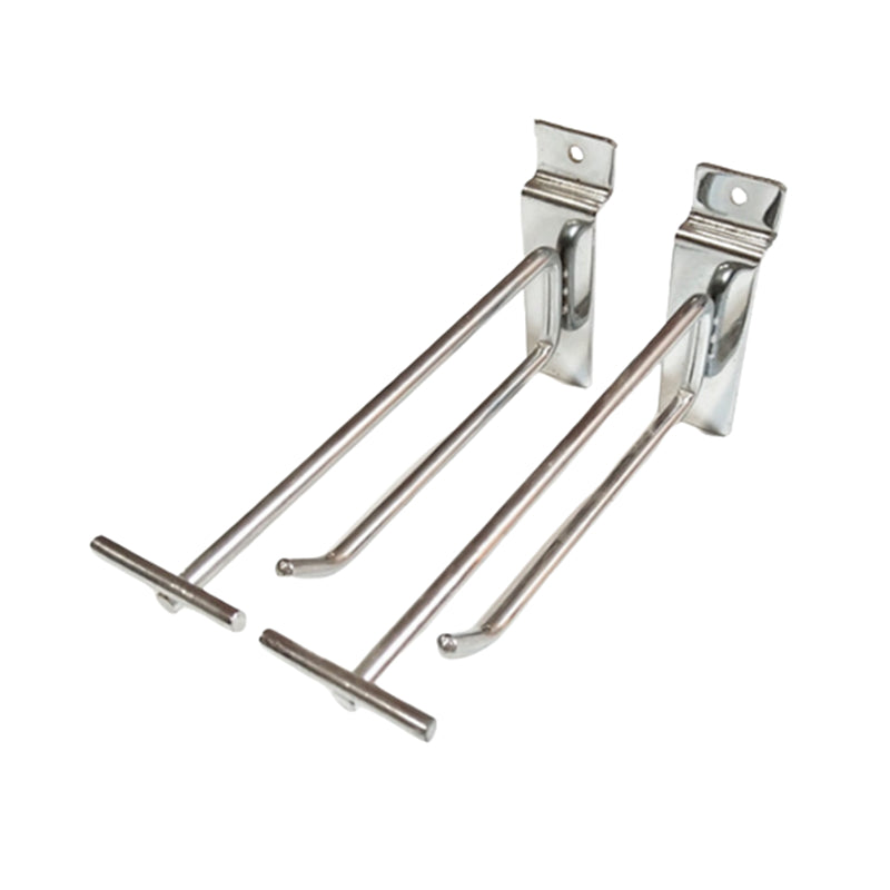 EGSWXX01 single wire hook for slatwall with price holder