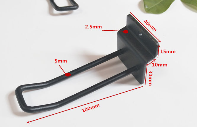 EGSWXX02 double wire hook for slatwall