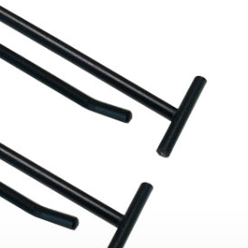 EGSWXX03 single wire hook for slatwall with price holder