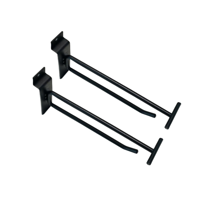 EGSWXX03 single wire hook for slatwall with price holder