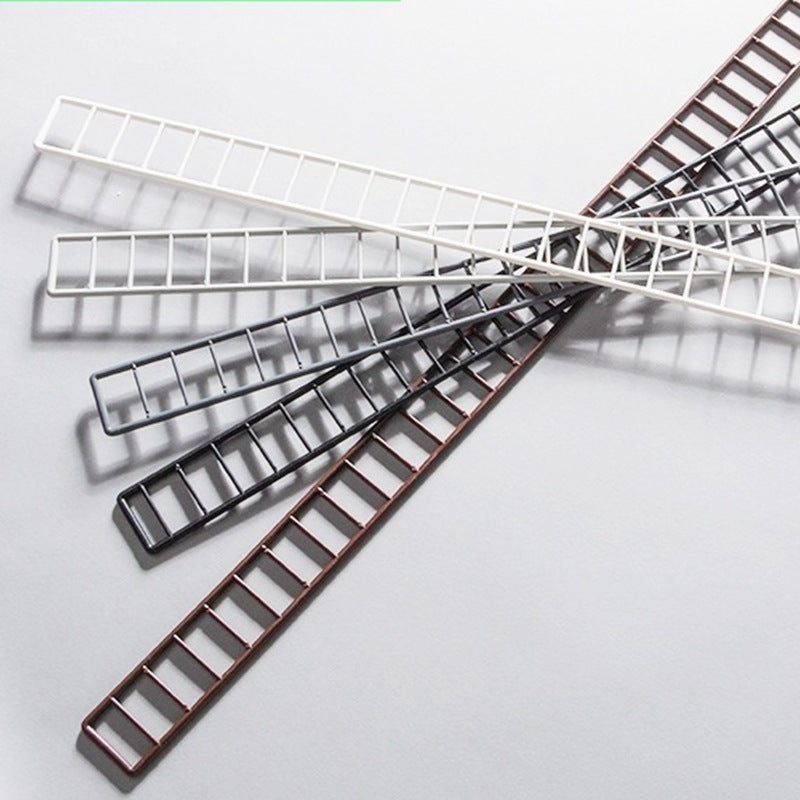 Supermarket shelf front plastic guardrail fence strip EGWBW03