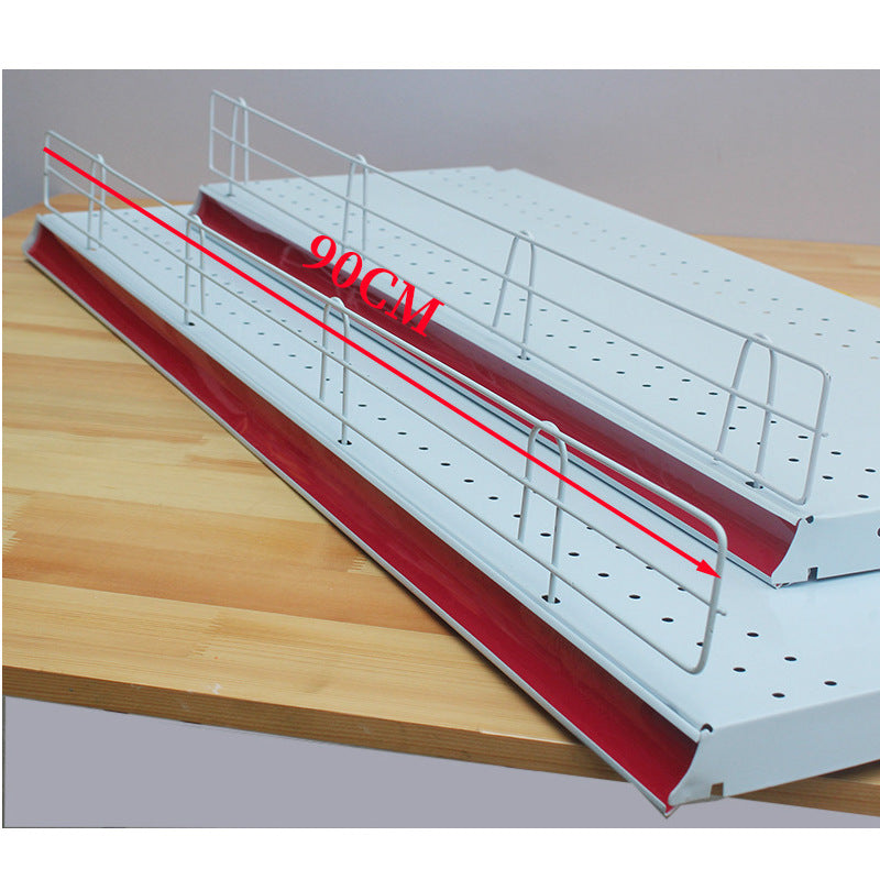 Supermarket shelf wire front guardrail fence EGWBW04
