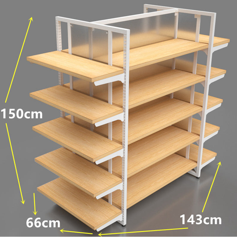 1500mm wood and steel island rack EGWS07