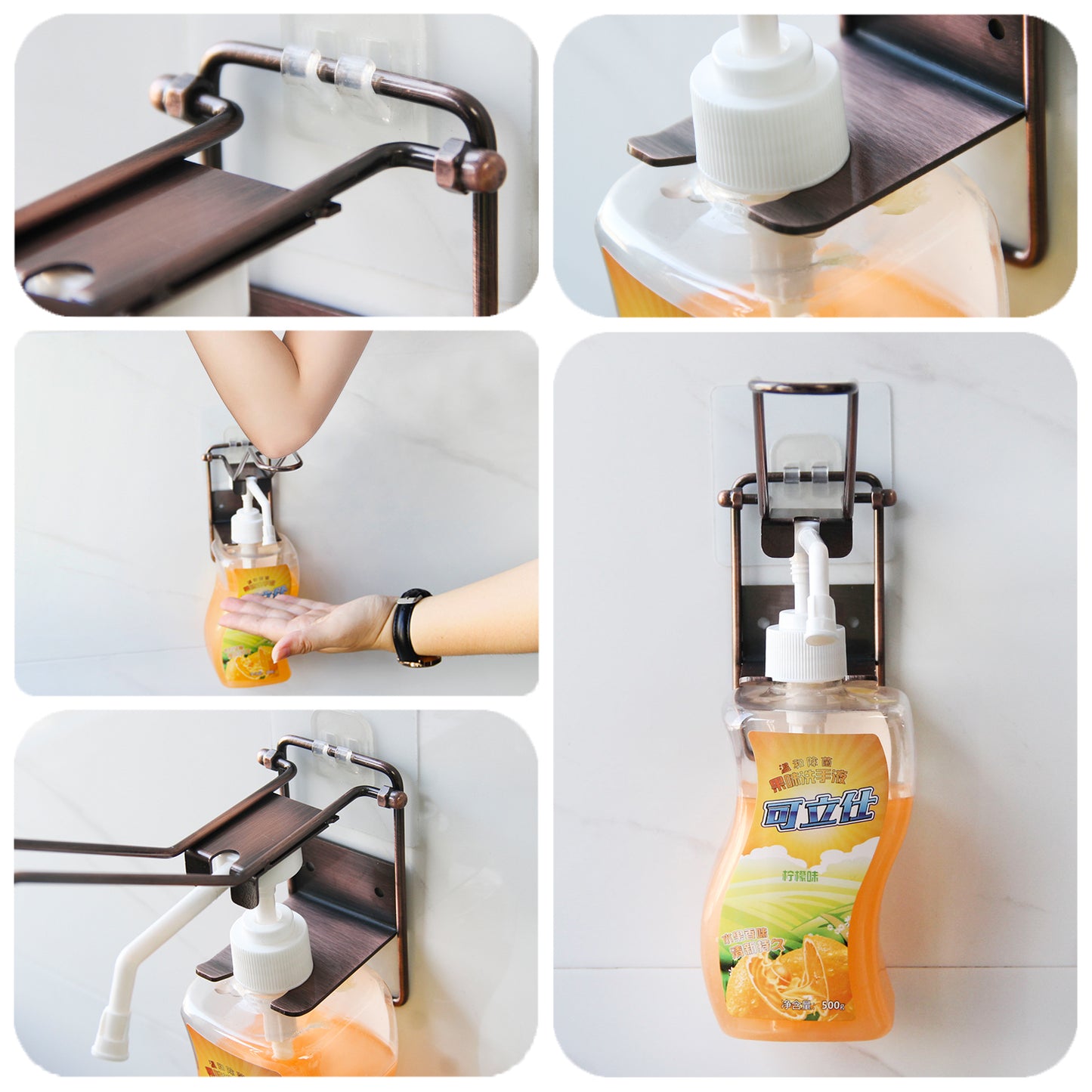 stainless steel elbow soap dispenser WT2692D