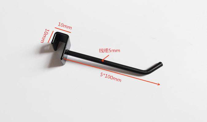 EGBXX01 Gancho simple de alambre de 6 mm para riel de 10 mm