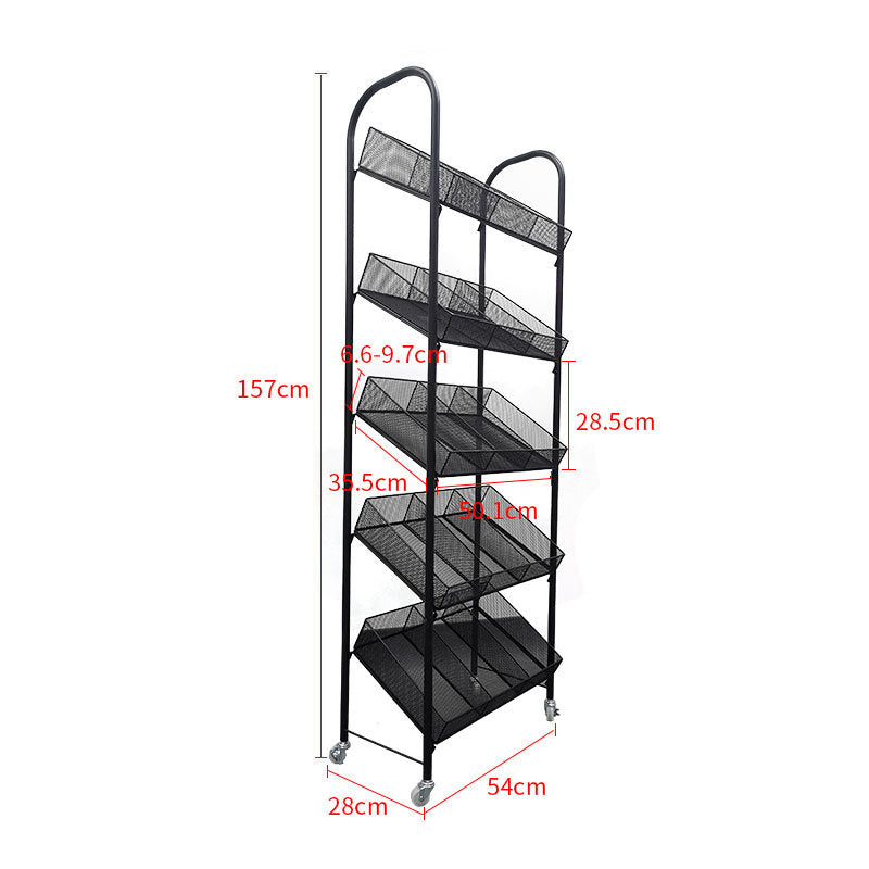 5 layer mesh display shelf EGDS08