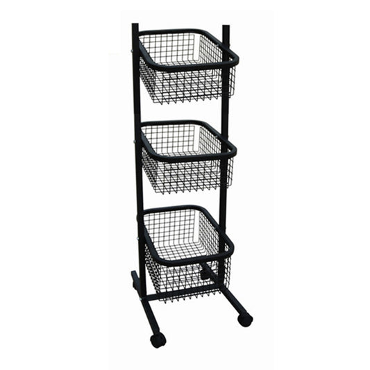 3 tier fruit vegetable single basket  shelf EGDS136