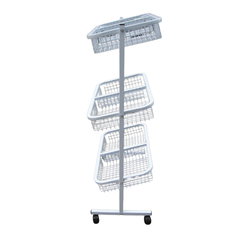 3 tier fruit vegetable double basket  shelf EGDS137