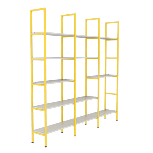 wood and steel display shelf EGDS292