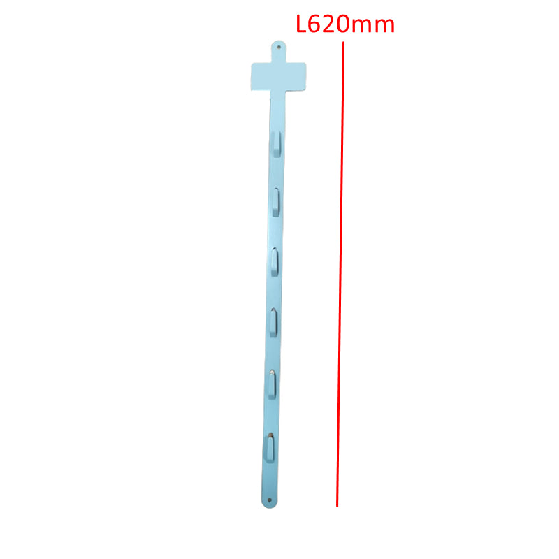 Metal Clip Strip with Header，6 hooks