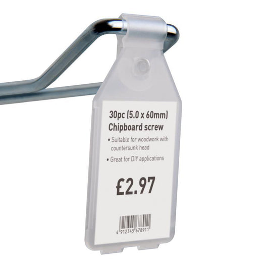 Europ hook swing tag holder EGPH04
