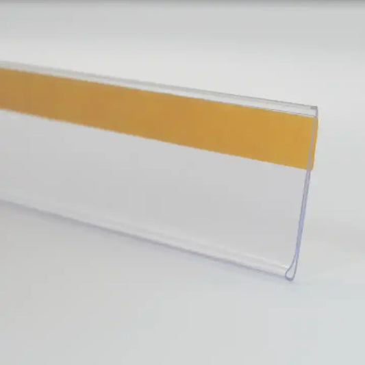 adhesive pvc plastic label holder strip for supermarket shelf EGPH10