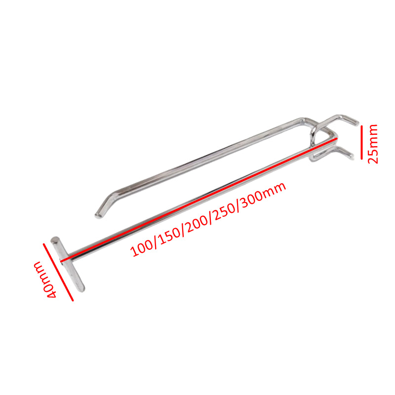 EGPWXX02 Pegboard single hook with price holder