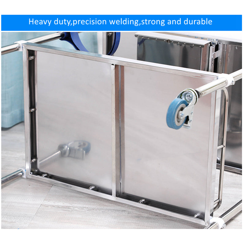 2 tier hospital trolley EGTR07