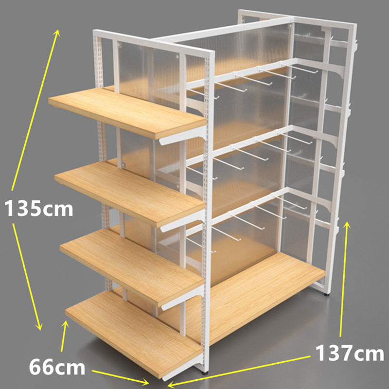 1350mm wood and steel island rack EGWS11