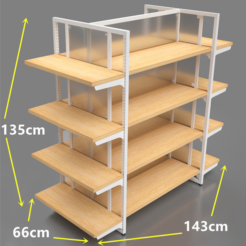 1350mm wood and steel island rack EGWS15 – EAGLE STORE FIXTURES