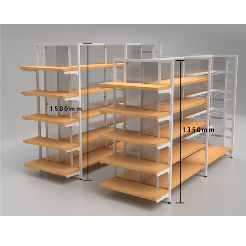 1500mm wood and steel island rack EGWS04