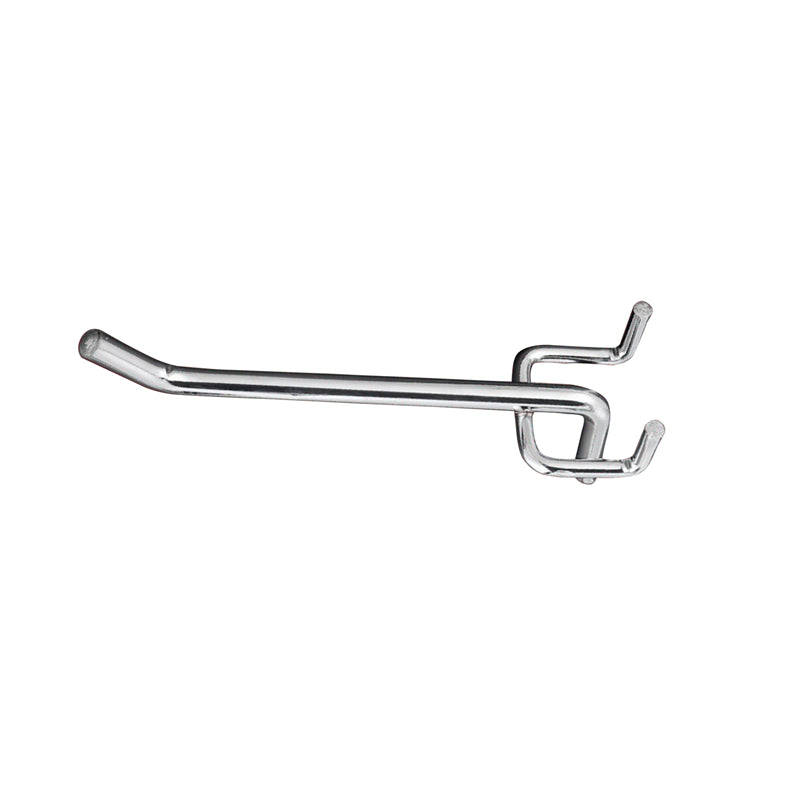 Gancho simple para tablero perforado 20cm