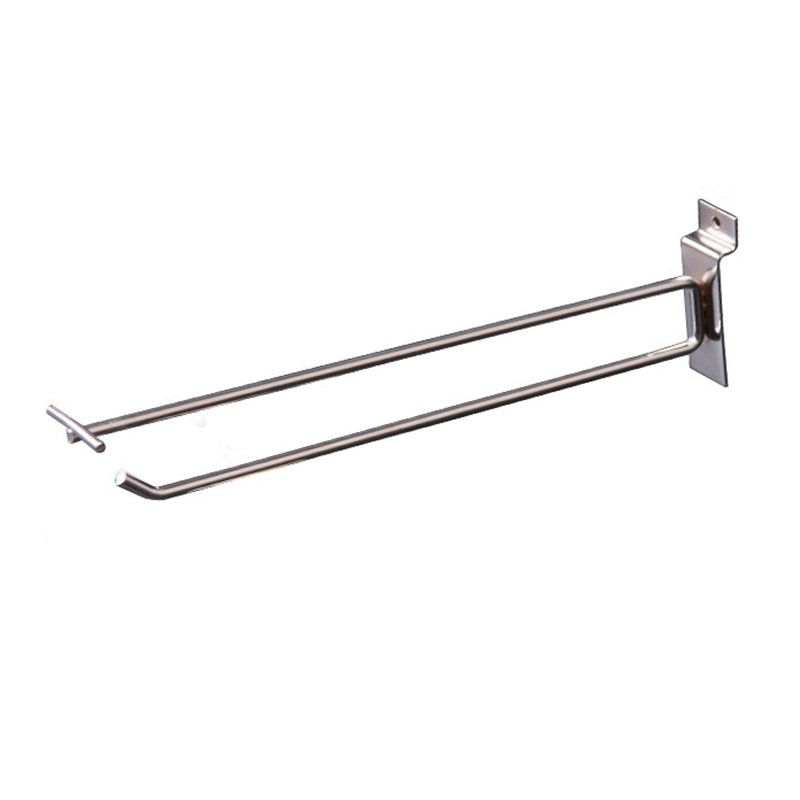 Slatwall hook 30cm with price holder